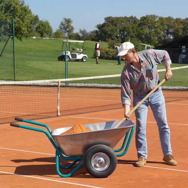 Actual product image Mefro Kuli made of metal in silver, 148x80x68 cm, max. load up to 400 kg, capacity 140 l, Berei...