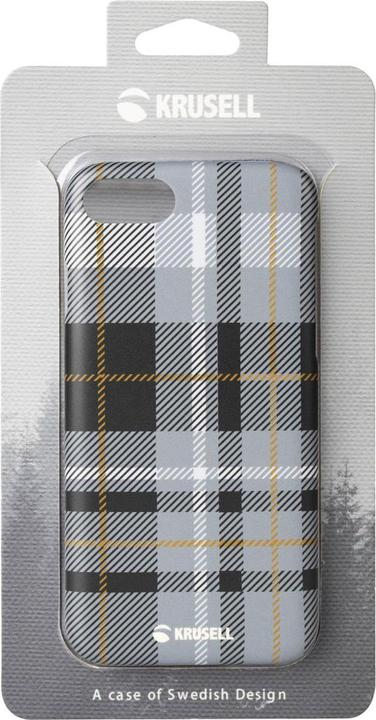 Produktbild Krusell Limited Cover Apple iPhone 8/7 plaid dark grey (Apple iPhone 8)