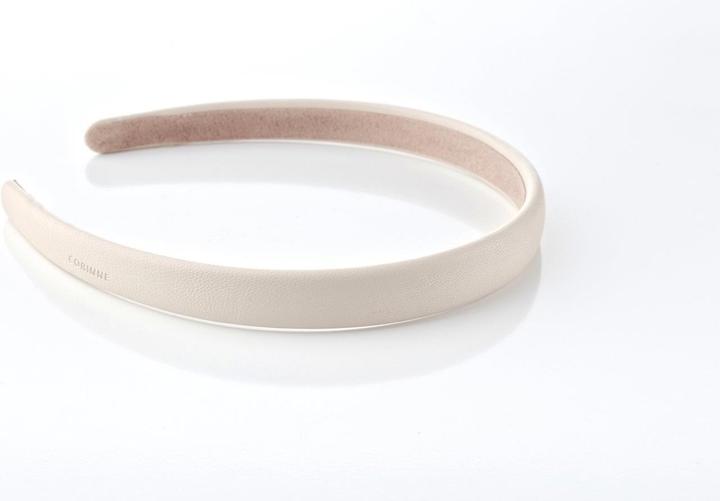 Immagine prodotto Corinne Mondo - Diadema in pelle crema stretto e liscio