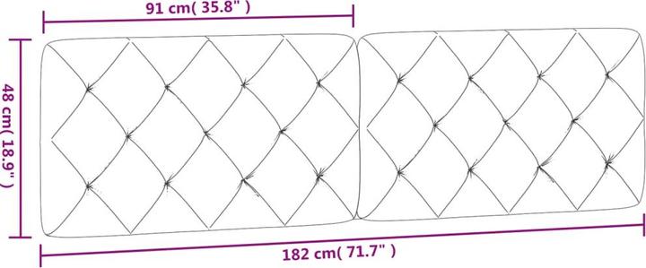 Produktbild VidaXL Joelliane (185 x 6 x 48 cm)
