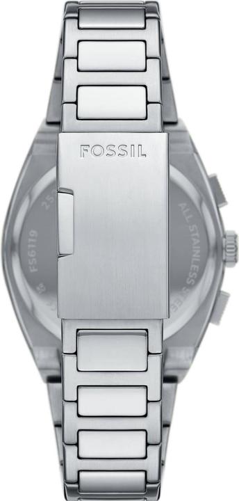 Actual product image Fossil EVERETT Heren Horloge 44 mm - Zilverkleurig (Chronograph, 44 mm)