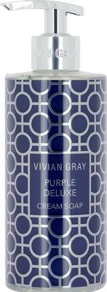 Vivian Gray Purple Deluxe Cream Soap 400 Ml (Hartseife, 400 ml)