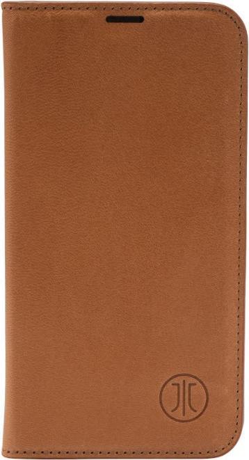 Productafbeelding JT Berlin iPhone 14 - Tegel Flip Case cognac (Apple iPhone 14)