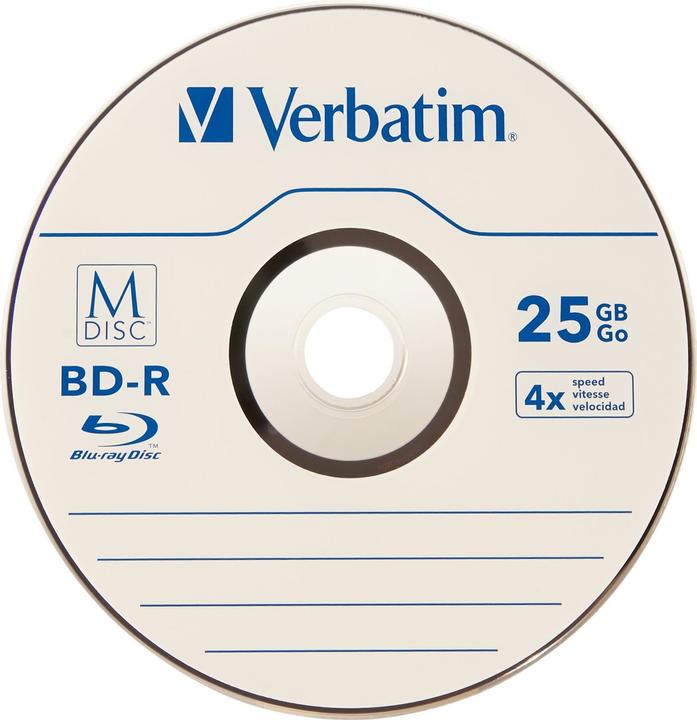 Image du produit Verbatim M-Disc BD-R 25GB 4x Spindle (25 x)