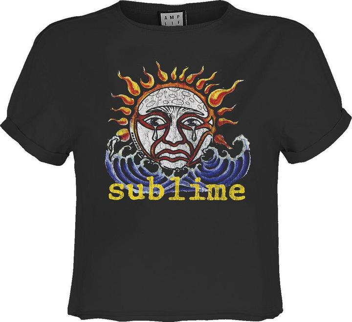 Amplified Ska Sun Logo Kurzes Top (M)