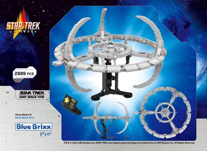 Actual product image Blue Brixx Star Trek Space Station Deep Space Nine