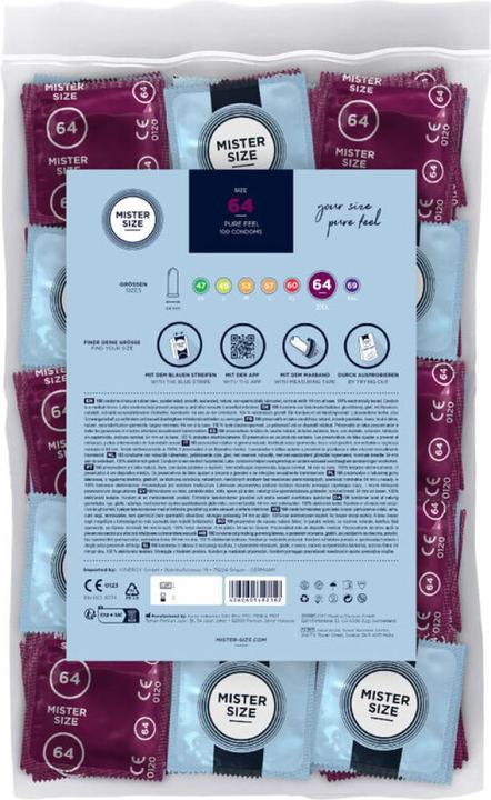 Image du produit Mister Size 64 mm (100 pcs)