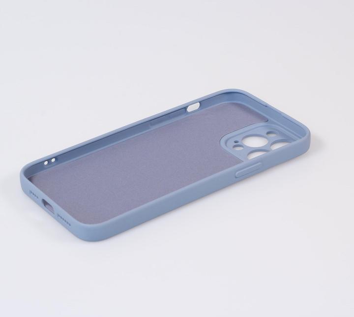 Produktbild PhoneLook Hülle Soft-Shell silikon cover mit MagSafe und Kameraschutz grau (Apple iPhone 15 Pro)