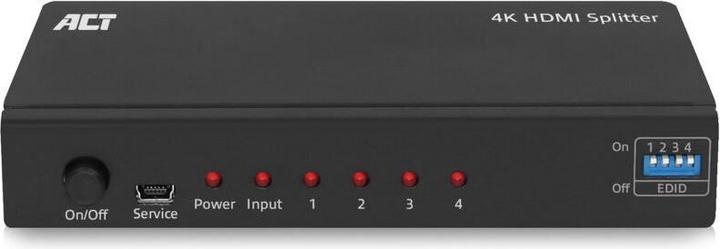 Image du produit Splitter HDMI 4K, 1 entrée 4 sorties, support EDID