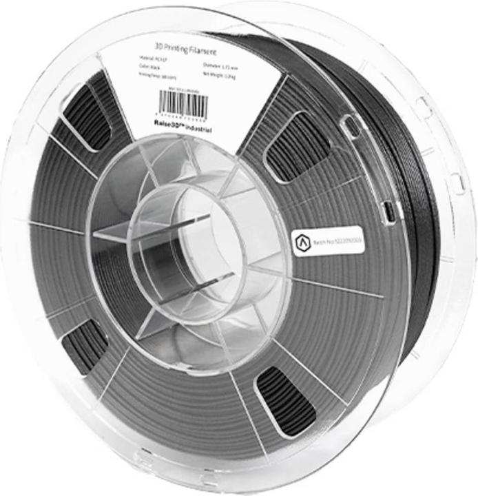 Produktbild Raise3D Industrial Filament PET CF Black 1kg (PET, 1.75 mm, 1000 g, Schwarz)