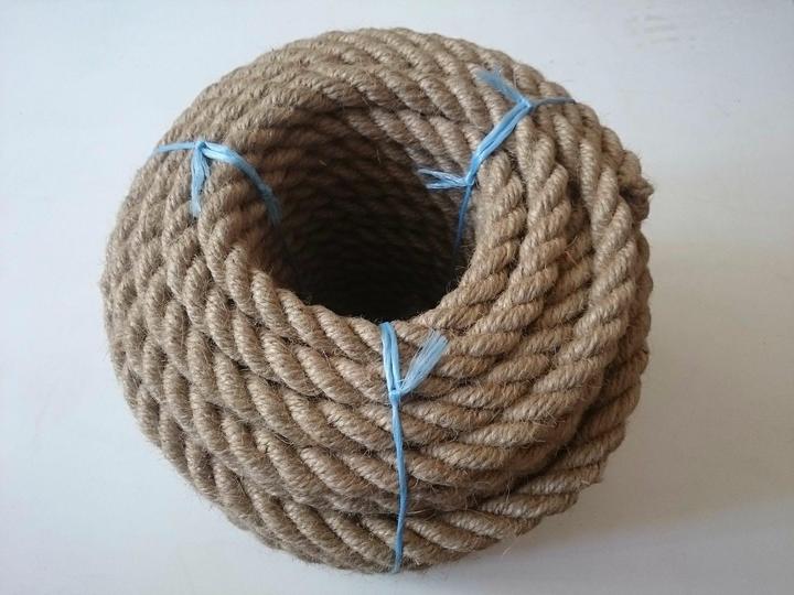 Produktbild Linotech Juteseil tauwerk Jute Jutegedrehtes Seil Natürliche Segel Hersteller Dekorativ Langlebig 3-schäftig (180 m)