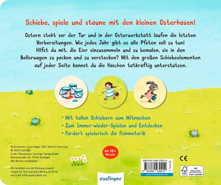 Produktbild Meine Schiebebahn-Pappe: Hilf mit an Ostern (Deutsch)