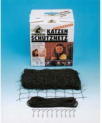 Actual product image Cat-Netz Cat protection net 3 cm mesh transparent 8x3m