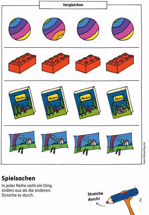 Produktbild Vorschulblock - Konzentration und Wahrnehmung (Deutsch, Sabine Dengl, Linda Bayerl, 2015)