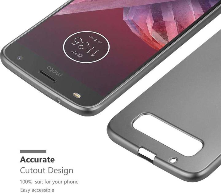 Produktbild Cadorabo TPU Matt Metallic Cover (Motorola Moto Z2)
