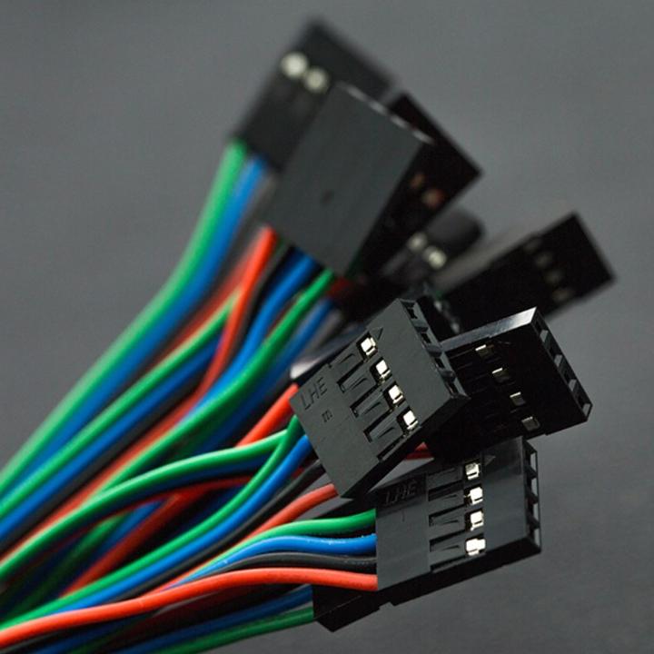 Actual product image DFRobot Gravity 4pin IIC/I2C/UART sensor cable for Arduino 10 pieces