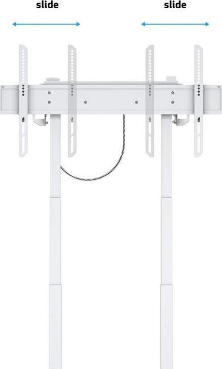 Produktbild Multibrackets Standfuss elektr, -100", max 120 kg, weiss (90", 120 kg)