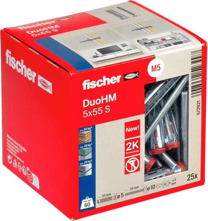 Immagine prodotto Fischer DuoHM 5x55 S PZ 572921 (25 pz.)