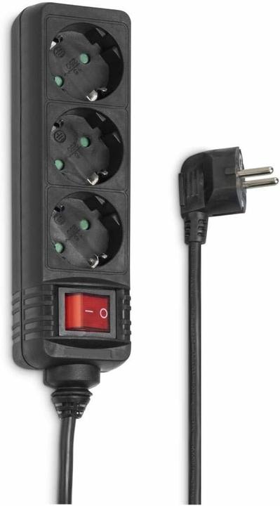 Actual product image Hama socket strip (3 x, CEE 7/3, 3 m)