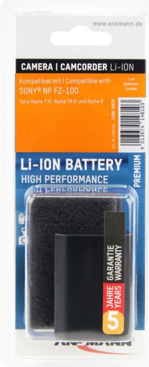 Immagine prodotto Ansmann Batteria della macchina fotografica (Batteria della fotocamera)