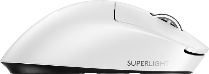 Produktbild Logitech PRO X SUPERLIGHT 2 DEX-WHITE-EER2-933 (Kabellos, Kabelgebunden)