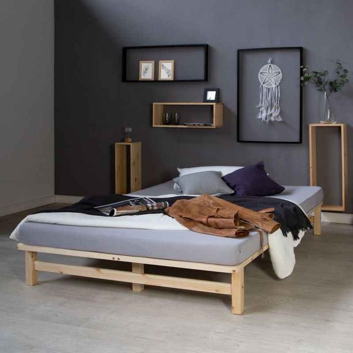 Actual product image Homestyle4u Pallet bed (140 x 200)