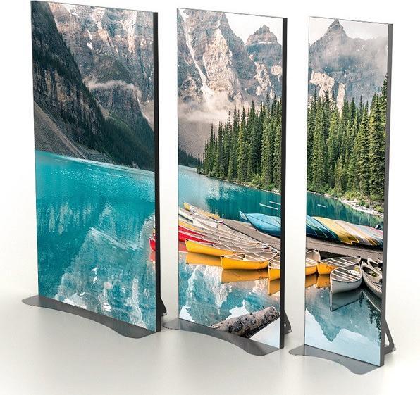 Produktbild DSS Indoor LED Stele Portrait, 82", schwarz