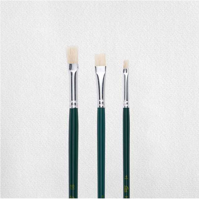 Produktbild Talens Pinselset für Öl- und Acrylfarbe Serie 220 (Gr. 4, 8, 10) (100 mm)