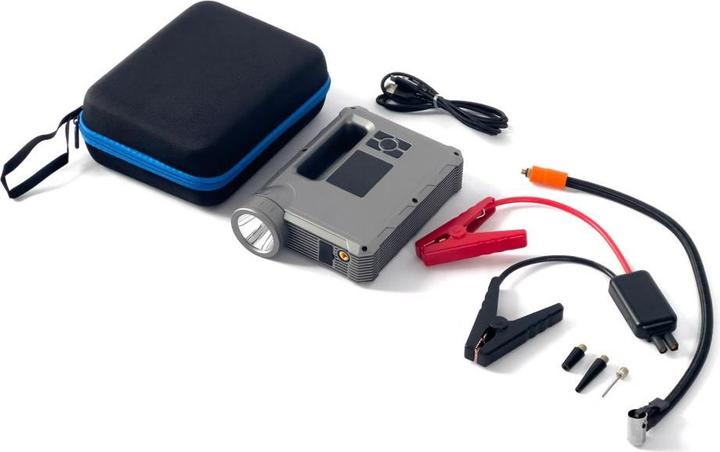 Produktbild Choetech jump starter with compressor, powerbank 8000mAh, LED flashlight black (TC0017) (600 A, 8000 mAh)