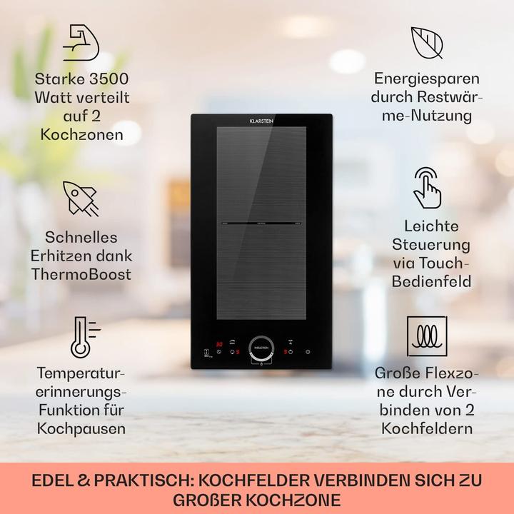 Produktbild Klarstein Delicatessa Slim Domino, Schwarz