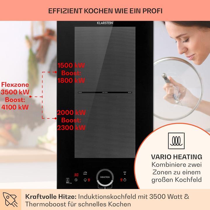 Produktbild Klarstein Delicatessa Slim Domino, Schwarz