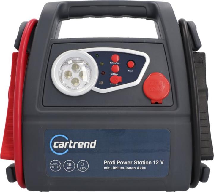 Produktbild Cartrend Profi Power Station mit Kompressor (600 A, 2600 mAh)