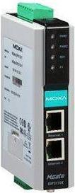 Actual product image Moxa MGATE EIP3170I-T - 1-port EtherNetIP-to-DF1 gateway with 2 kV isolation, -40 to 75C operating tempe