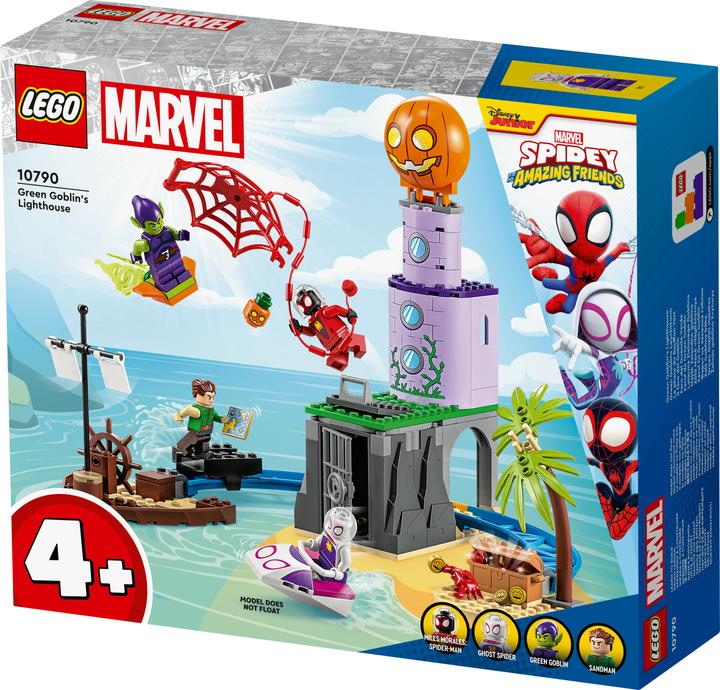 Produktbild LEGO Spideys Team an Green Goblins Leuchtturm (10790, LEGO Marvel)