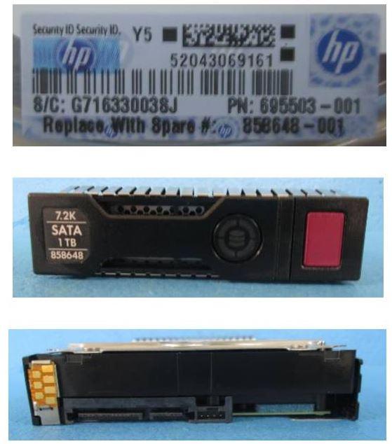 Produktbild HPE HDD 1TB SATA 3.5 Inch 7200 RPM (1 TB, 3.5")