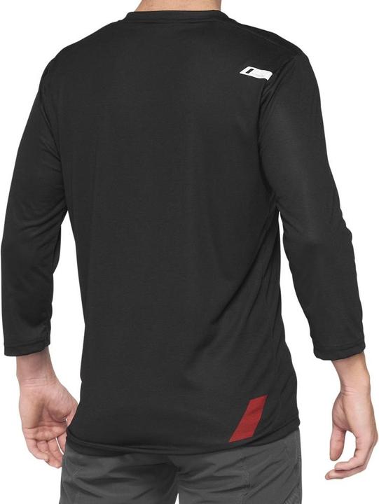 Produktbild 100% Unbekannt 3/4 Jersey airmatic schwarz/rot (S)