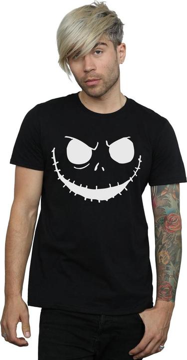 Immagine prodotto Disney Nightmare Before Christmas Jack's Face Bold Maglietta Uomo (4XL)