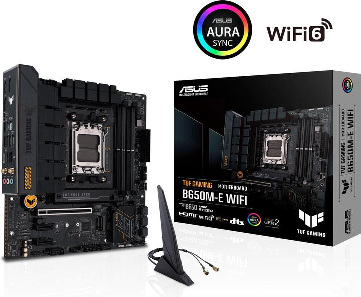 Immagine prodotto ASUS TUF Gaming B650M-E (AM5, AMD B650M, mATX)