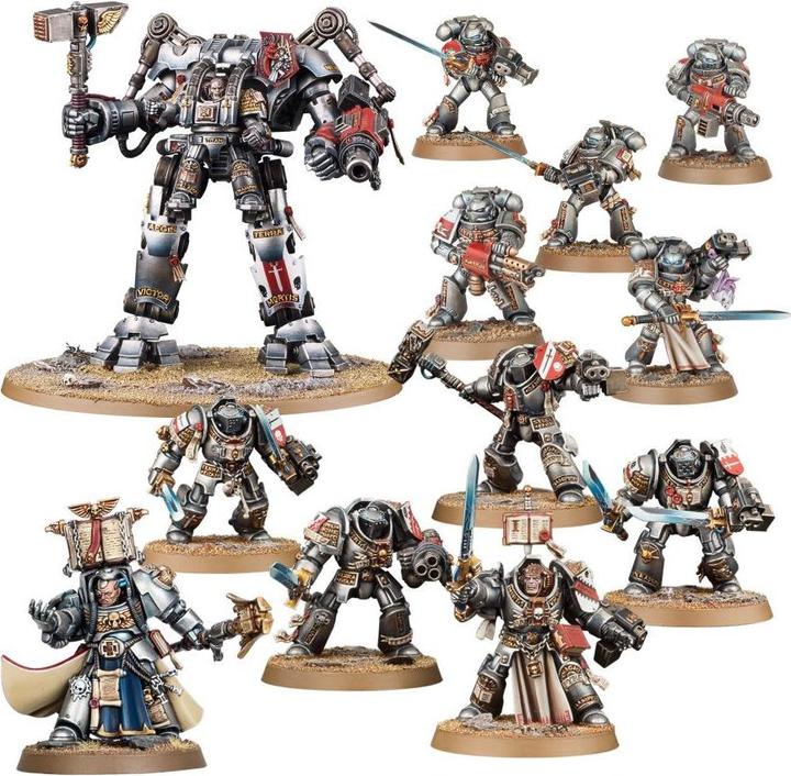 Games Workshop Warhammer 40.000 - Patrouille de combat Grey Knights (Matières plastiques)