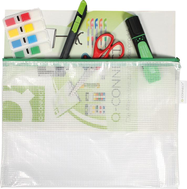 Produktbild Q-Connect Reissverschluss-Taschen (Dokumenten- & Geldtasche)