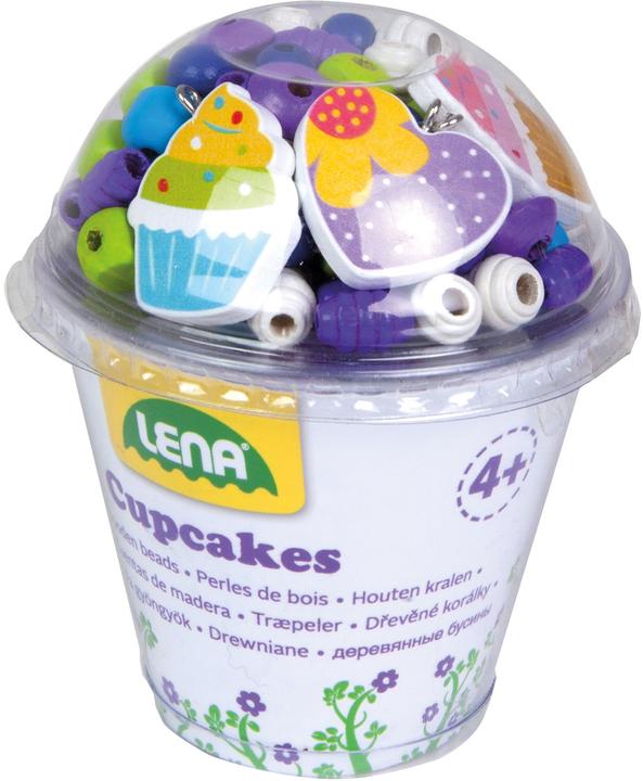 Actual product image Lena Wooden beads cupcakes