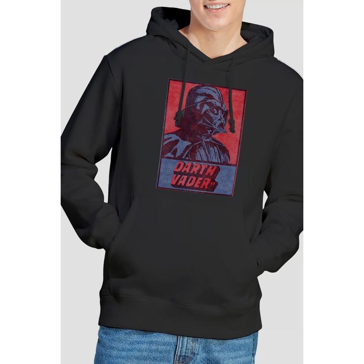 Immagine prodotto Star Wars Felpa con Cappuccio Darth Vader Carta Uomo (XXL)