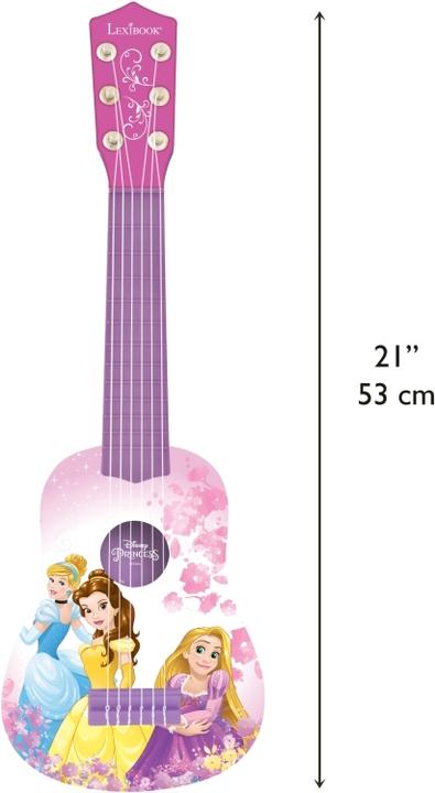 Immagine prodotto Lexibook Disney Princess La mia prima chitarra 21 pollici / 53 cm (Multilingue)