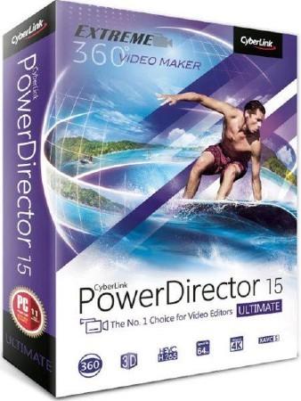 Produktbild CyberLink PowerDirector 15 Ultimate Suite (1 User, unbegrenzt)