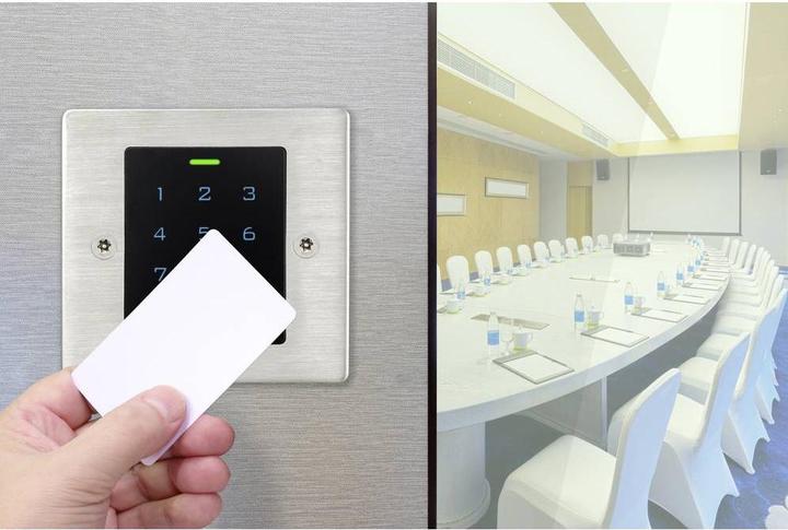 Immagine prodotto Sygonix SY-6121664 Tastiera a codice con RFID da incasso, da superficie 12 V/DC, 18 V/DC I (Combinazione numerica elettronica, Scheda chiave)