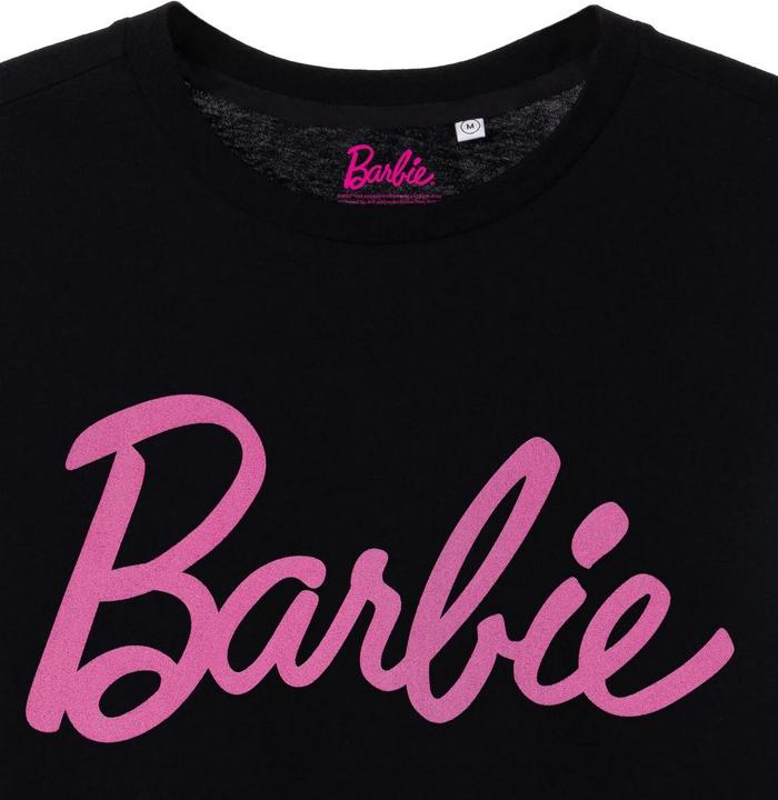 Immagine prodotto Barbie Classic Maglietta Logo Maniche Corte Donna (L)
