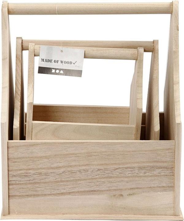 Produktbild Creativ Company Holzartikel Flaschenträger 3 Stück