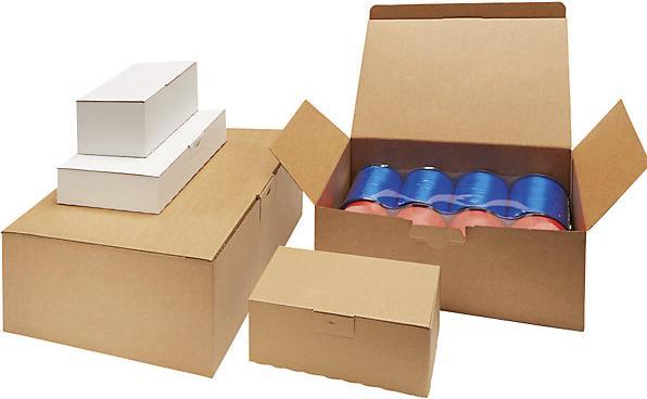 Actual product image Ratioform Quick box, brown, pack of 20, internal dimensions 346 x 243 x 39 mm. (20 x)