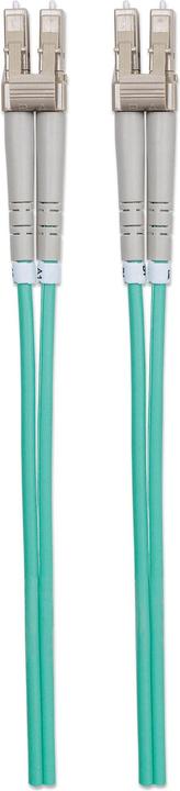 Produktbild Intellinet LWL Anschlusskabel LC/LC Multimode OM3 aqua (20 m)