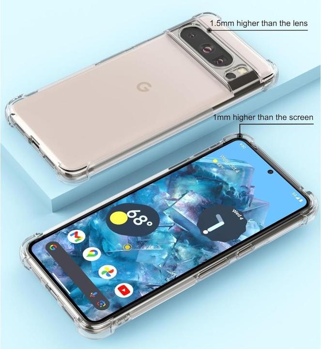 Produktbild Screenguard Crystal Soft Airbag Bumper (Google Pixel 8 Pro)